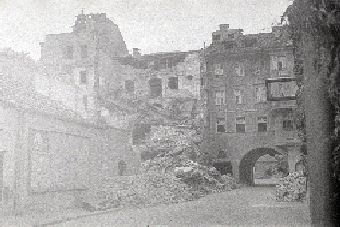 Bombenschäden in Bozen, 1946. © Südtiroler Landesarchiv/Foto Excelsior - Varini